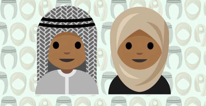 طفلة سعودية تبتكر أول باقة وجوه تعبيرية بالحجاب الإسلامي