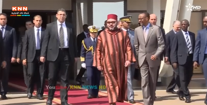 شاهد الطريقة الرائعة التي ودع بها الملك محمد السادس في رواندا