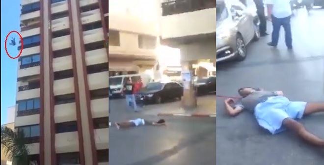 فيديو مروع للحظة انتحار شاب بمدينة مكناس