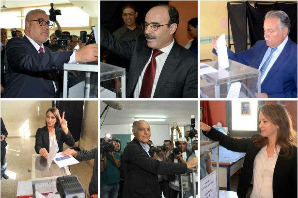 بالصور. الأمناء العامون يتوجهون لمكاتب التصويت وبنكيران يؤكد: إذا لم أنجح سأغادر الحياة السياسية!