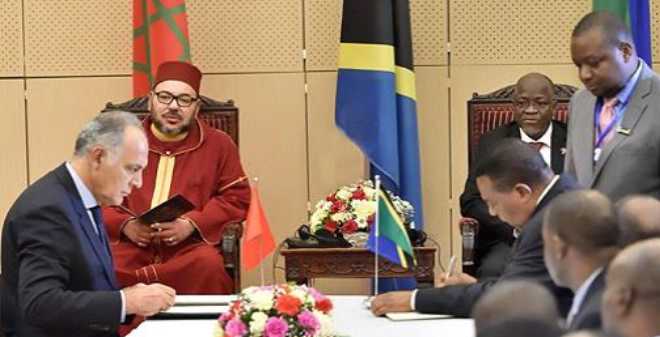 الملك محمد السادس يترأس توقيع 22 اتفاقية مهمة مع تنزانيا