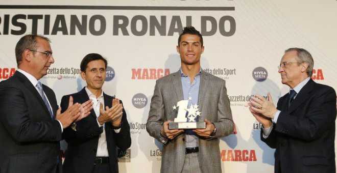 رونالدو يحصل على جائزة أفضل رياضي أوروبي