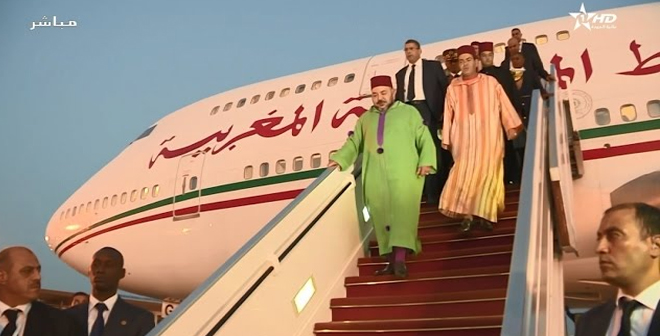 فيديو.. مراسم وصول الملك محمد السادس لدكار السنغالية