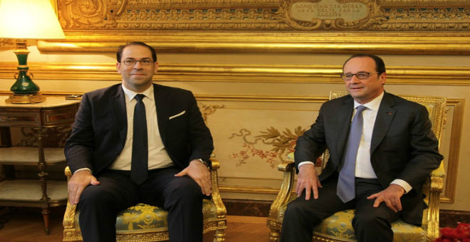 رئيس الحكومة التونسية يدعو فرنسا لتعزيز التعاون الأمني