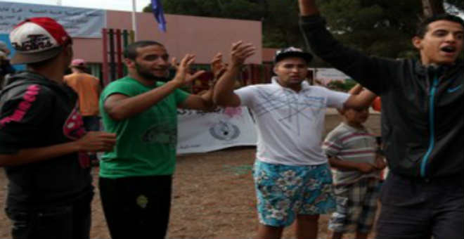 منظمة بدائل للطفولة والشباب تحتج ضد اعدام مخيم  الهرهورة