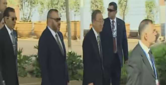 الملك محمد السادس يصل إلى مكان تنظيم مؤتمر كوب 22 بمراكش