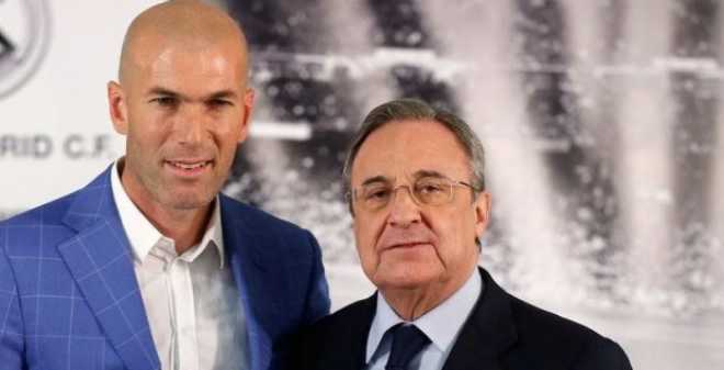 رئيس ريال مدريد يحسم مصير زيدان