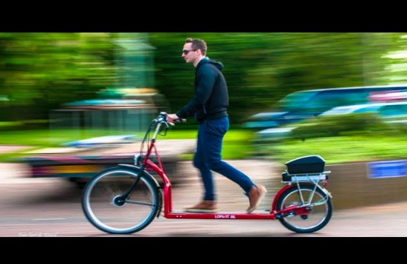 أول دراجة تجمع بين جهاز المشي والدراجة الهوائية في العالم