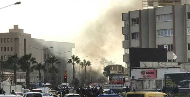 عاجل... انفجار في مدينة إزمير بتركيا