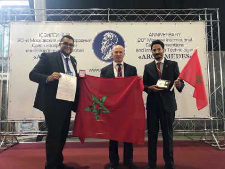 المغرب  يفوز بجائزة الابتكار التكنولوجي والميدالية الذهبية  في معرض الاختراعات  بموسكو