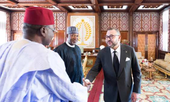 رسالة إلى الملك محمد السادس من رئيس نيجيريا حول تطوير العلاقات الثنائية