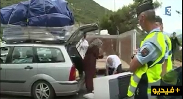 الشرطة الفرنسية تتربص بسيارات الجالية المغربية بسبب الحمولات الزائدة