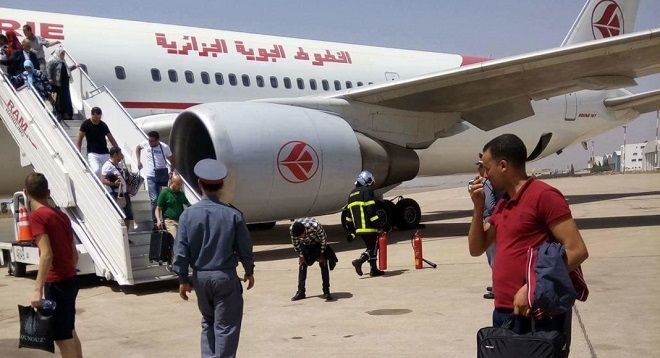 طائرة جزائرية تعود لمطار الدار البيضاء دقائق بعد إقلاعها