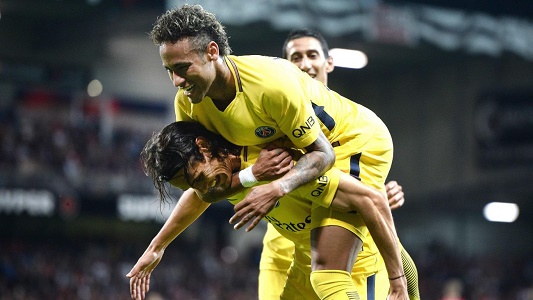 نيمار يحرز أول هدف بالدوري الفرنسي