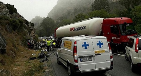 مصرع 5 مغاربة في حادثة سير شمال إسبانيا