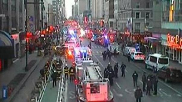 انفجار في مانهاتن وسط نيويورك والقبض على مشتبه به