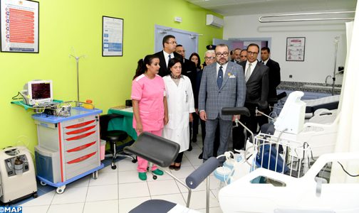 الملك محمد السادس يدشن مركزا للعلاجات الصحية الأساسية بسيدي بوقنادل بسلا
