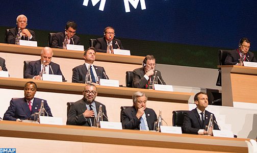 الملك محمد السادس يحضر أشغال قمة المناخ الدولية “وان بلانيت ساميت “بباريس