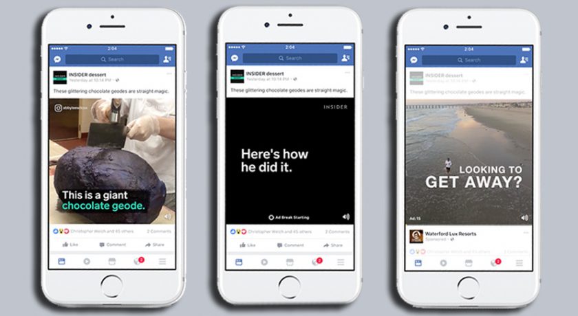 فيس بوك يستعد لفرض مشاهدة الإعلانات في بداية الفيديوهات على غرار يوتيوب