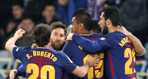 برشلونة يؤكد قوته بميدان ريال سوسييداد