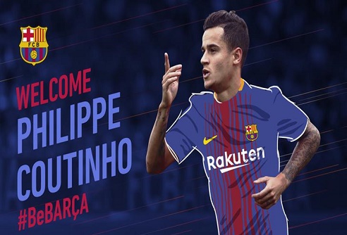 رسميا.. كوتينيو ينضم إلى برشلونة الإسباني