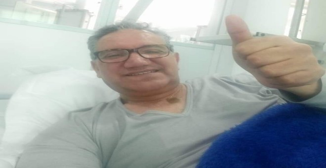 بعد وعكة صحية..الحاج يونس يغادر المستشفى العسكري