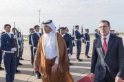 رئيس وزراء قطر يغادر المملكة
