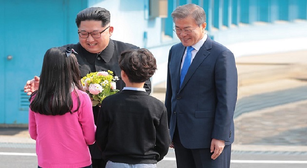 زعيما الكوريتين