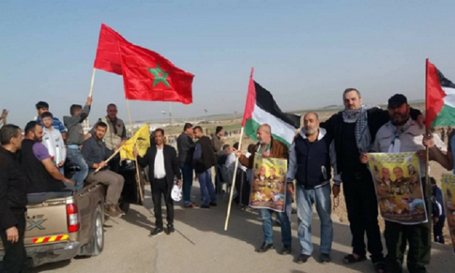أسرة مغربية تحبط مناورات البوليساريو في مسيرة العودة بغزة