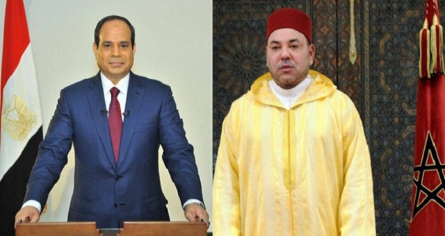 الملك يهنئ السيسي بمناسبة إعادة انتخابه رئيسا لمصر