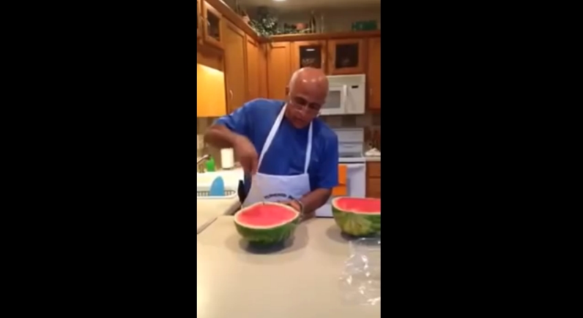 أسهل طريقة لتقطيع البطيخ