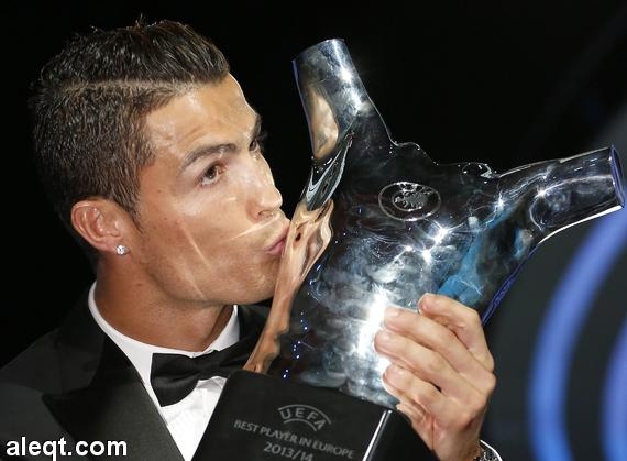 رونالدو يفوز بجائزة أفضل لاعب في أوروبا