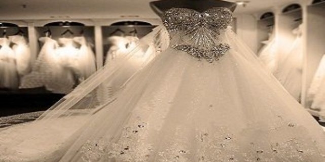 6 ملايين دولار لفستان زفاف مرصّع بالماس