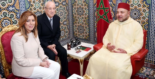 مباحثات بين العاهل المغربي ورئيسة حكومة الأندلس حول دعم علاقات التعاون الثنائي