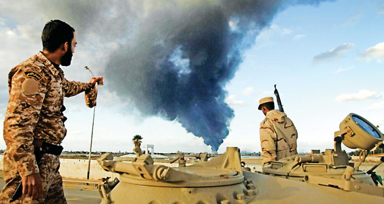 الجيش الليبي يعلن وقف إطلاق النار و الأمم المتحدة ترحب