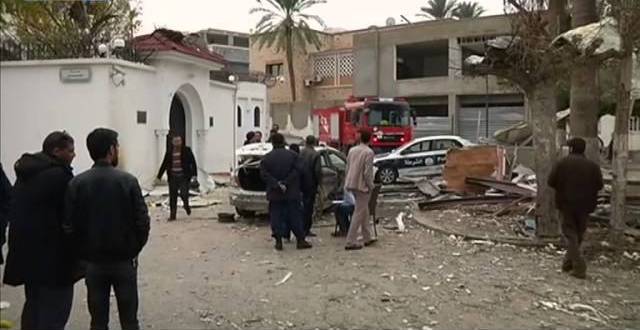 استهداف السفارة السودانية بطرابلس بقنبلة يدوية