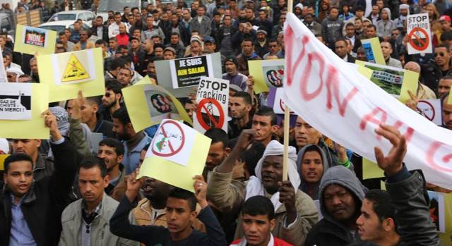 الغاز الصخري وتحرير تجارة الخمور يشعلان فتيل الاحتجاجات في جنوب الجزائر