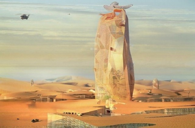 مصممون يخططون لبناء مدينة عمودية في الصحراء المغربية