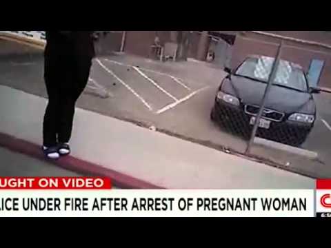 فيديو...اعتقال الشرطة الأمريكية لامرأة حامل بالشهر الثامن