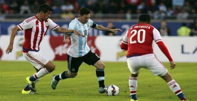 البارغواي ترغم منتخب الأرجنتين على التعادل