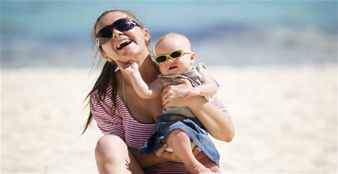 تدابير لحماية بشرة الرضع من أشعة الشمس
