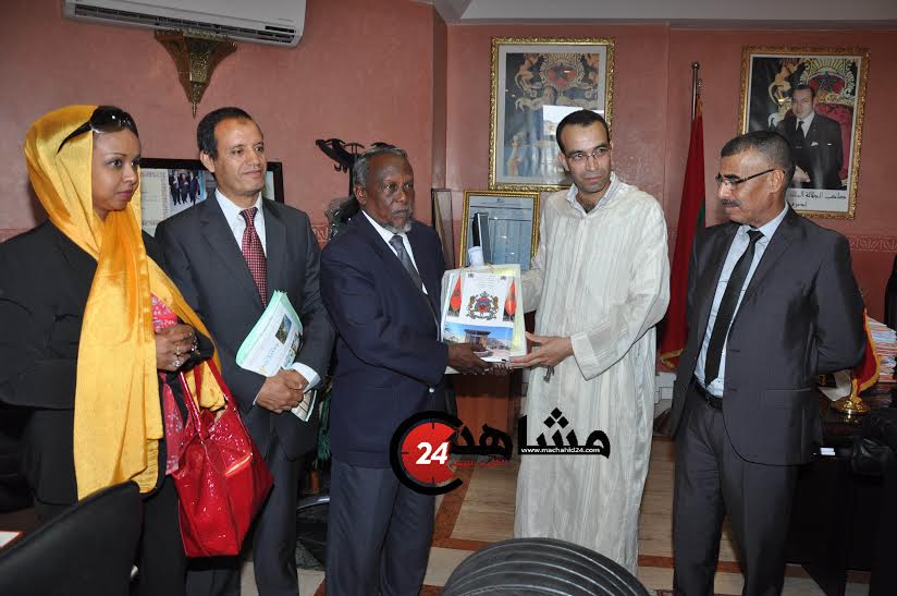 وزير العدل لدولة جيبوتي في المحكمة التجارية للدار البيضاء