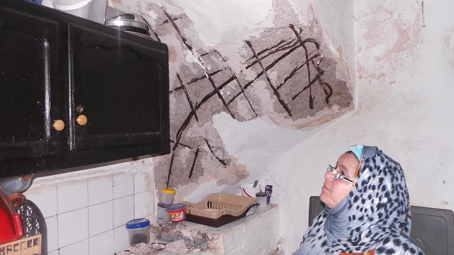 انهيار سقف منزلين في  المدينة العتيقة في الدار البيضاء