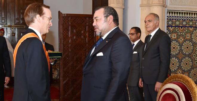 الملك محمد السادس يستقبل سفيري فرنسا واسبانيا بمناسبة انتهاء مهامهما