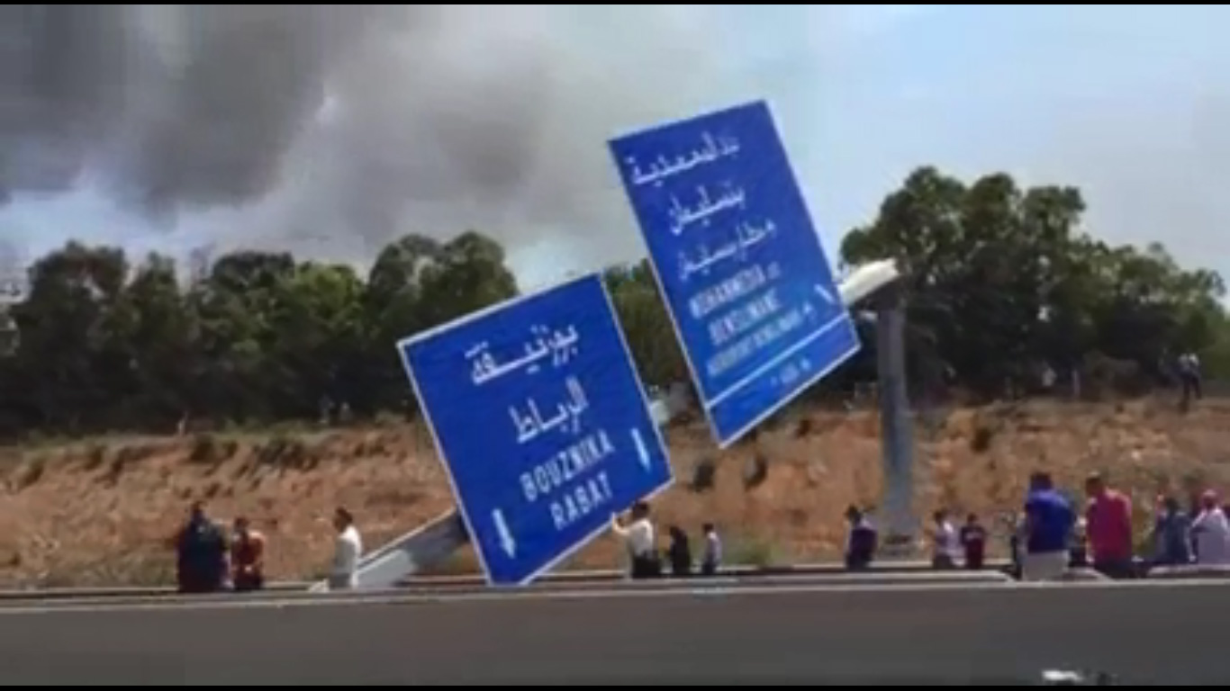 حادثة سير خطيرة على مستوى الطريق السيار الدار البيضاء الرباط