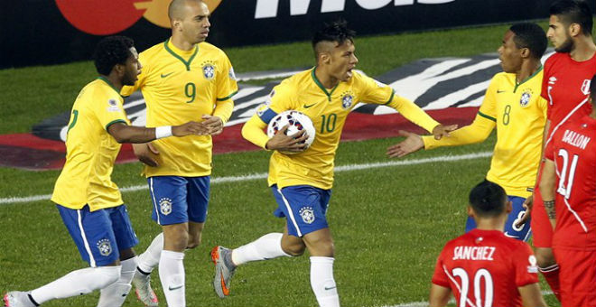 فوز كاسح للبرازيل والأوروغواي والأرجنتين تحقق أول إنتصار