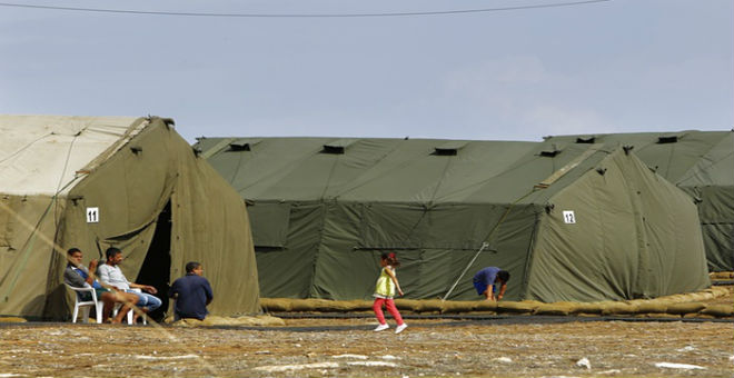 أوضاع مزرية يعيشها اللاجئون في قاعدة بريطانية في قبرص