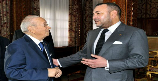 الملك محمد السادس يقدم تعازيه للرئيس التونسي قايد السبسي
