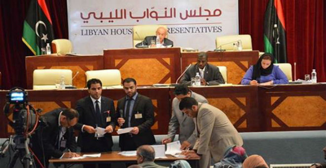 ليبيا..مجلس النواب يوقع قرارا بشأن الاتفاق السياسي