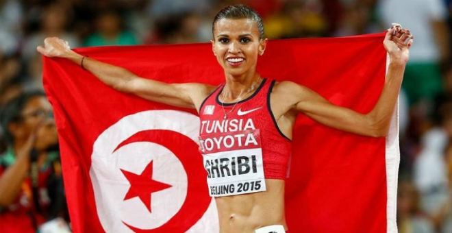 التونسية حبيبة الغربي أفضل رياضية عربية في 2015